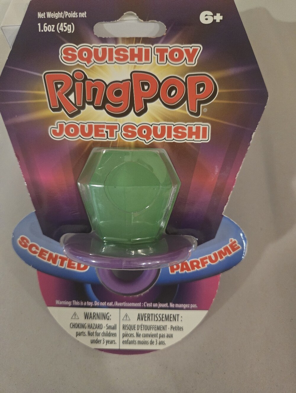 Squishy Green Ring Pop Scented